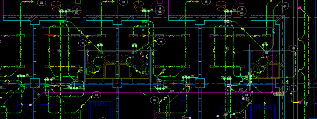 CADCityの「LP情報付加」コマンドの「6.一括消去」モードで、シンボルを一つ指定し枠で囲っているところの画面