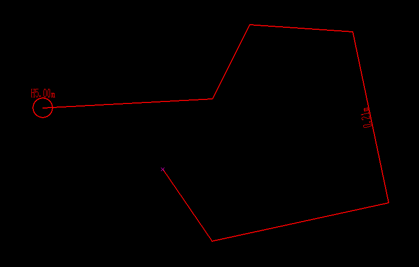 究極のhiroiで、配線の拾いを右クリックで完了させたところの画面。立面が適用されていることを示している。
