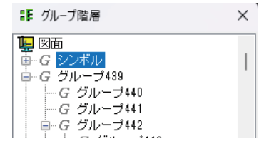 CADCityのグループ操作で、グループ名称の変更が完了したところの画面