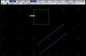 CADCity建築の作図画面